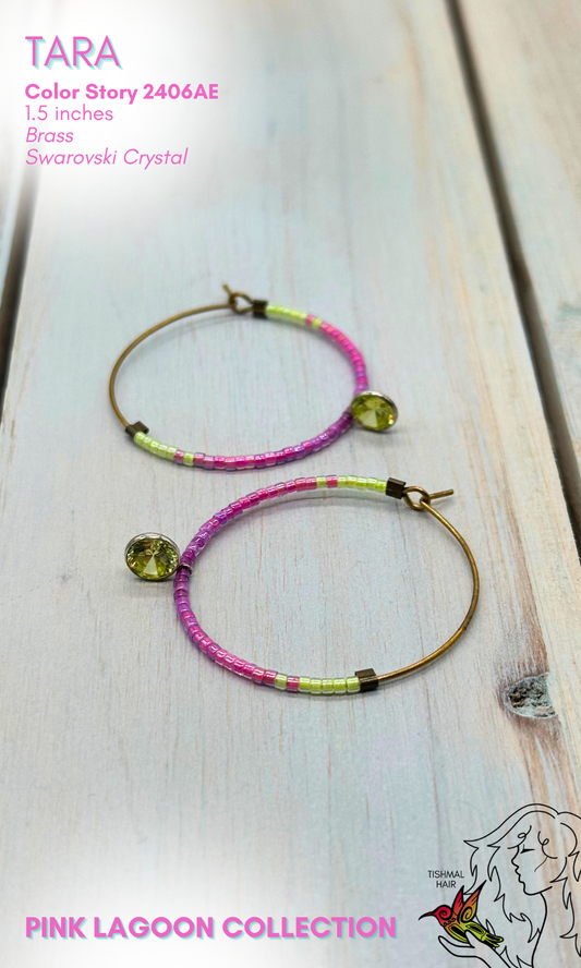 Pink Lagoon Tara Earrings 2406AE