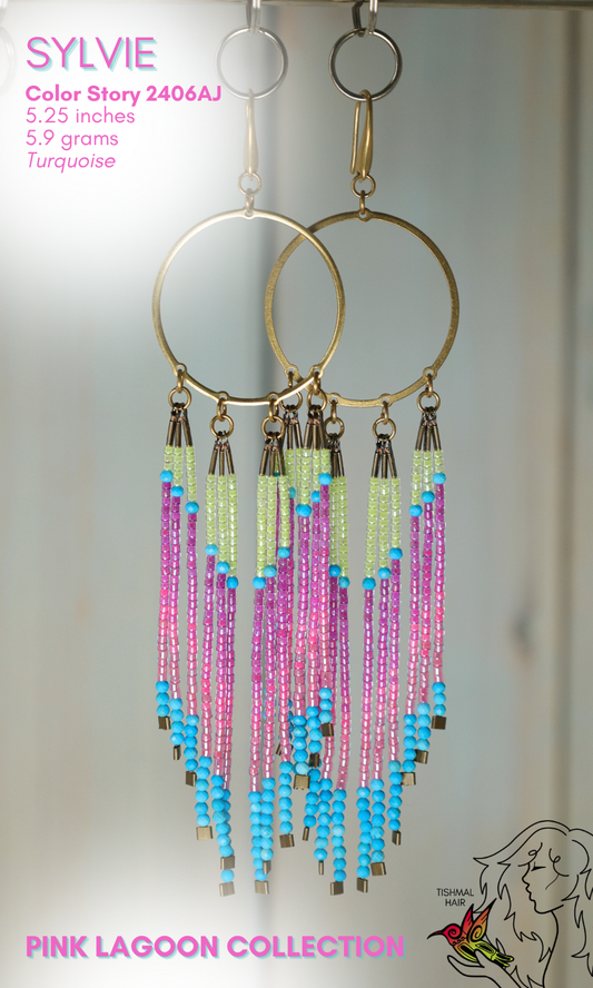 Pink Lagoon Sylvie Earrings 2406AJ