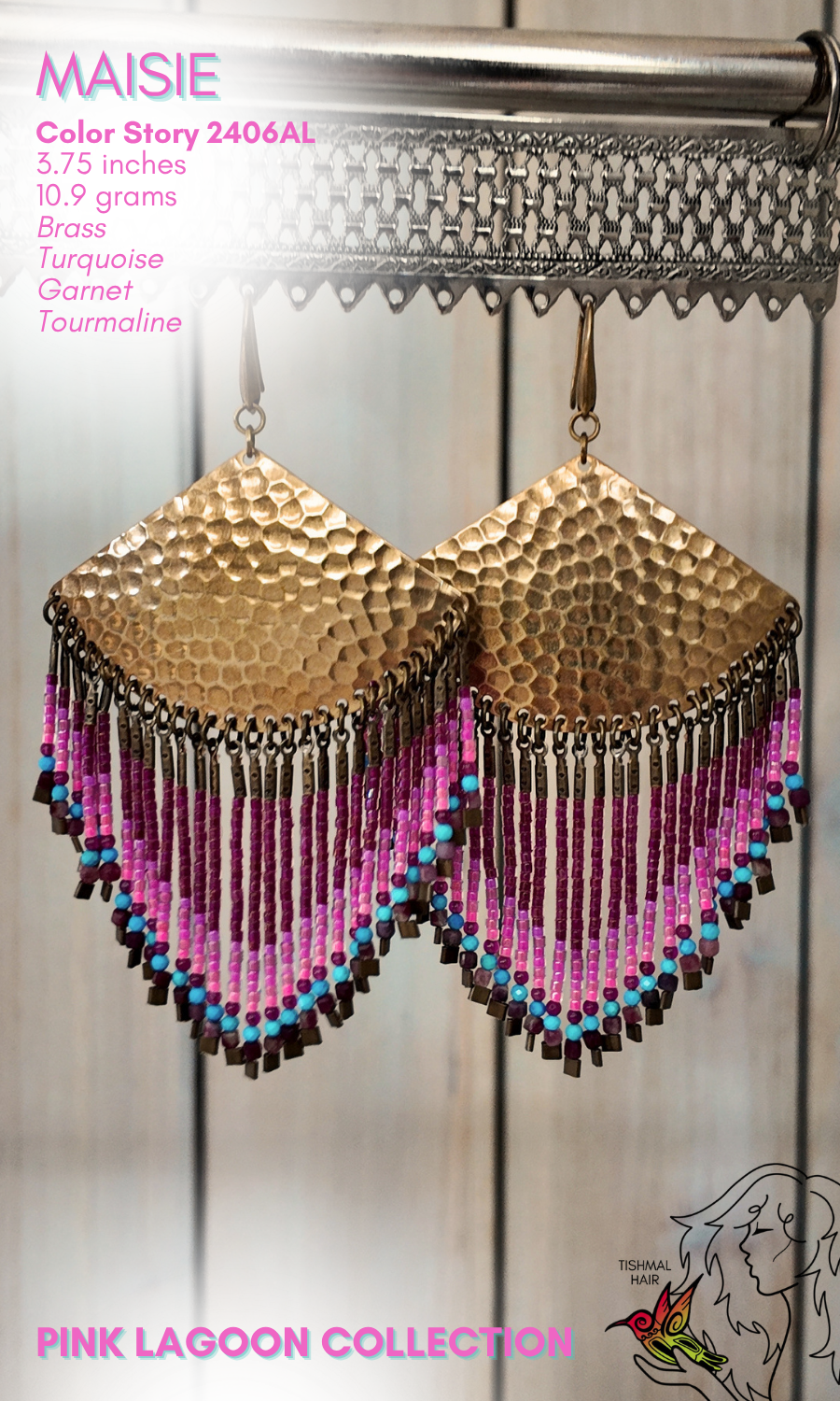 Pink Lagoon Maisie Earrings 2406AL