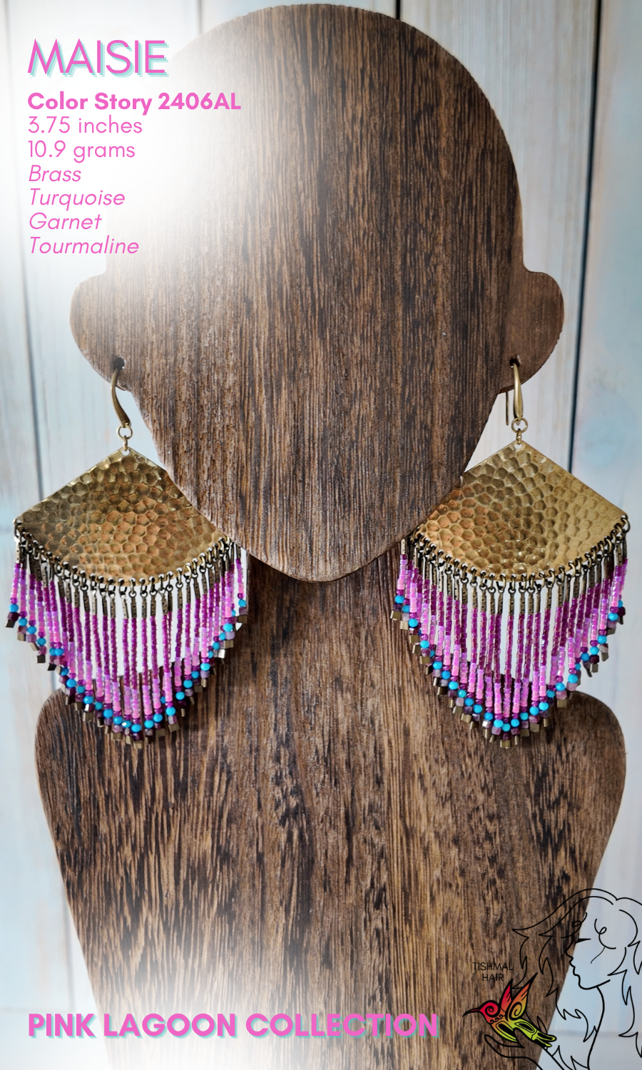 Pink Lagoon Maisie Earrings 2406AL