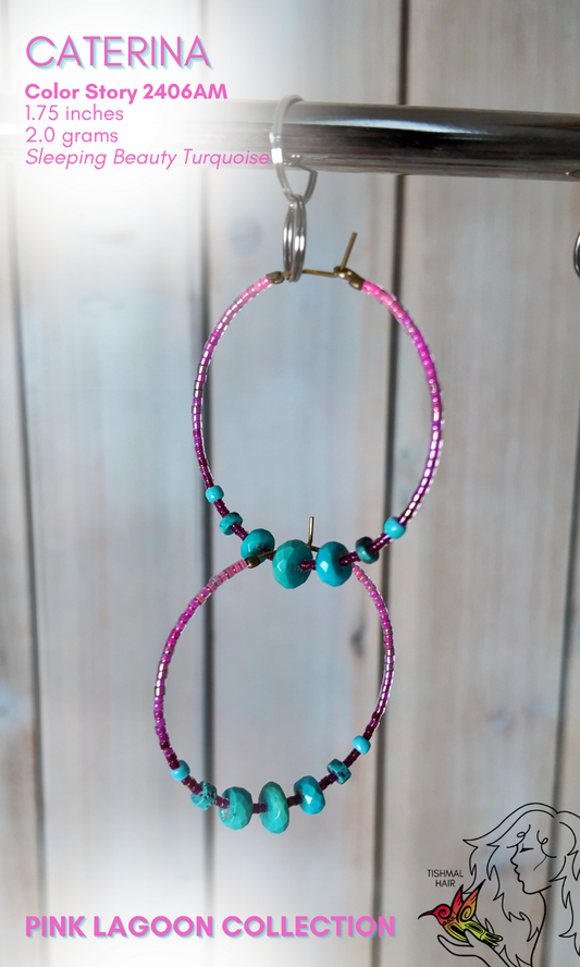 Pink Lagoon Caterina Earrings 2406AM