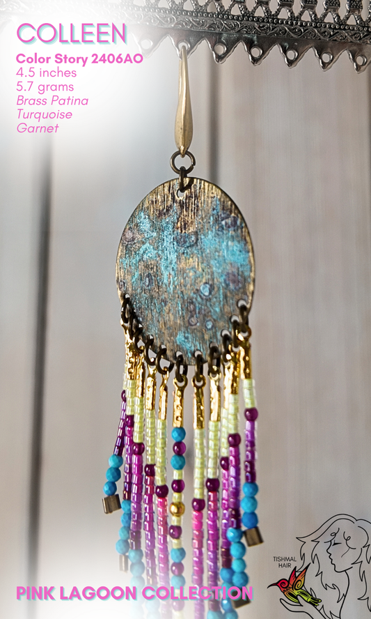 Pink Lagoon Colleen Earrings 2406AO
