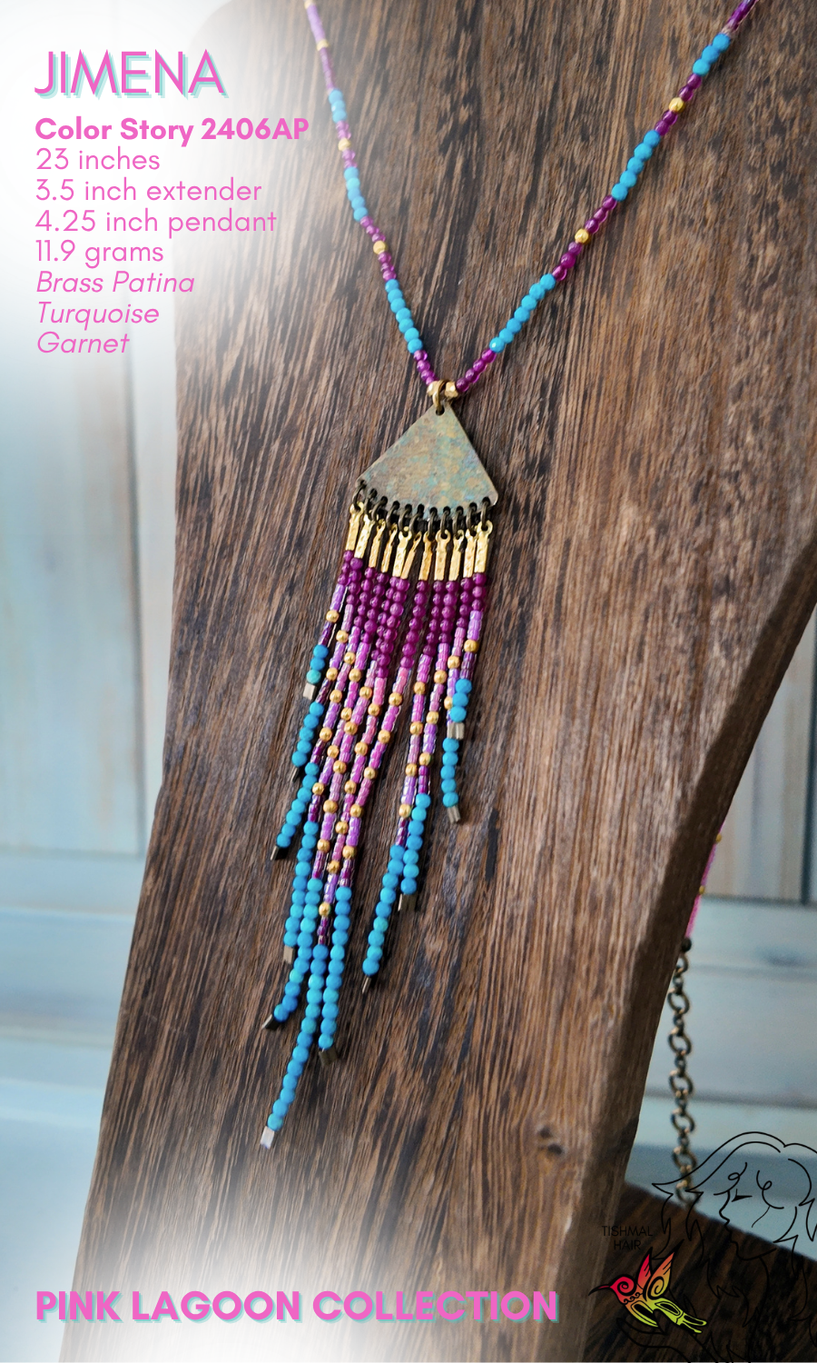 Pink Lagoon Jimena Necklace 2406AP