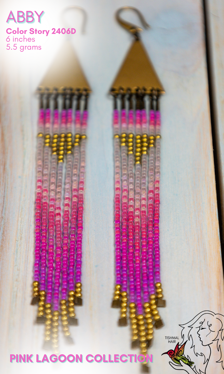 Pink Lagoon Abby Earrings 2406D