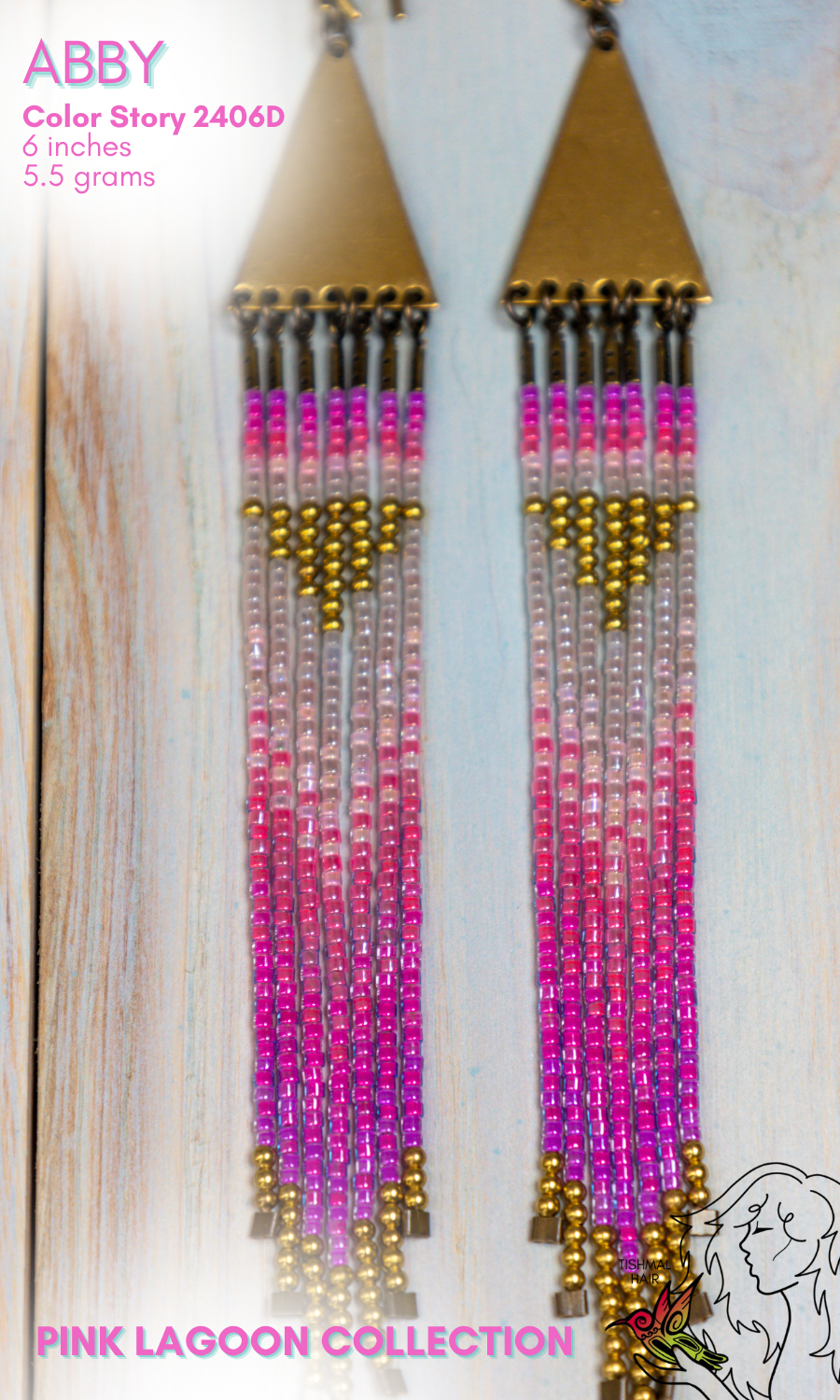 Pink Lagoon Abby Earrings 2406D
