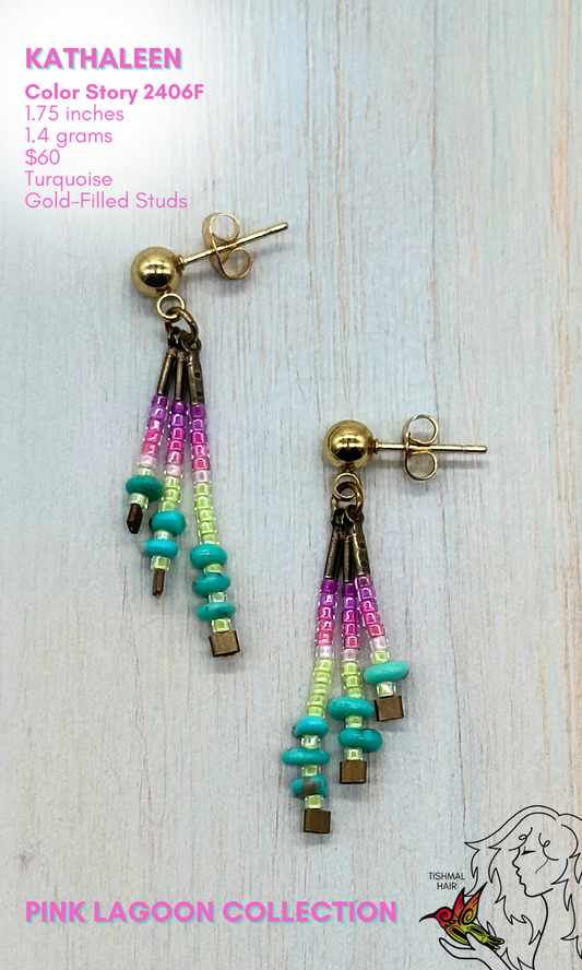 Pink Lagoon Kathaleen Earrings 2406F