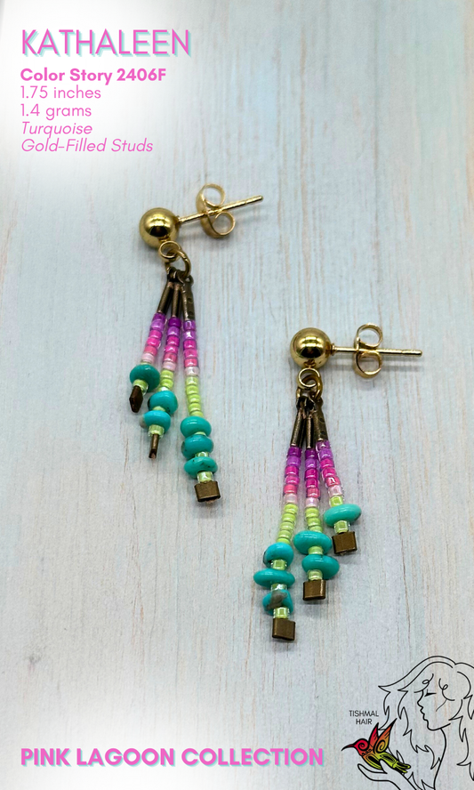 Pink Lagoon Kathaleen Earrings 2406F