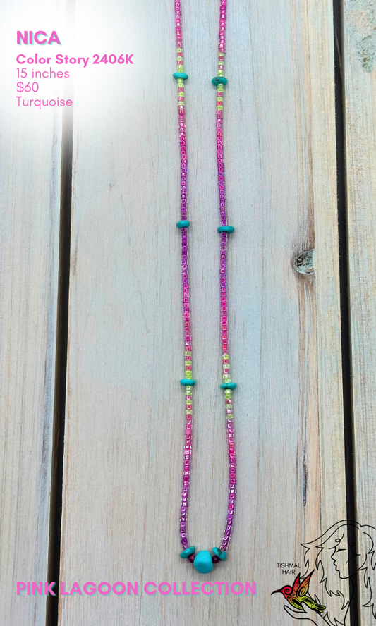 Pink Lagoon Nica Necklace 2406K