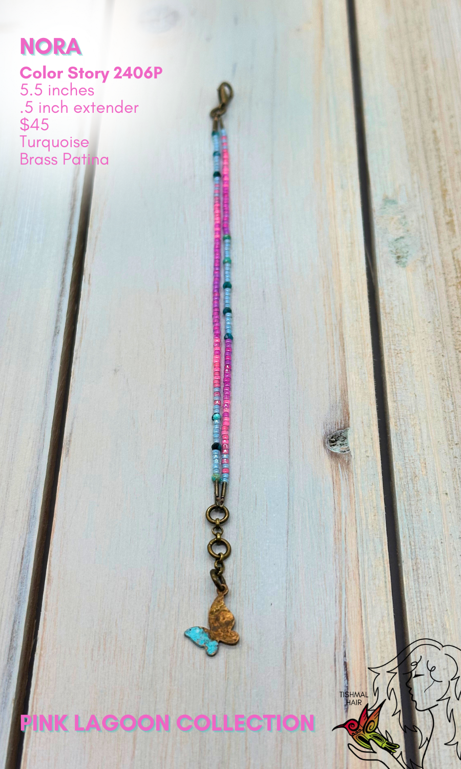 Pink Lagoon Nora Bracelet 2406P