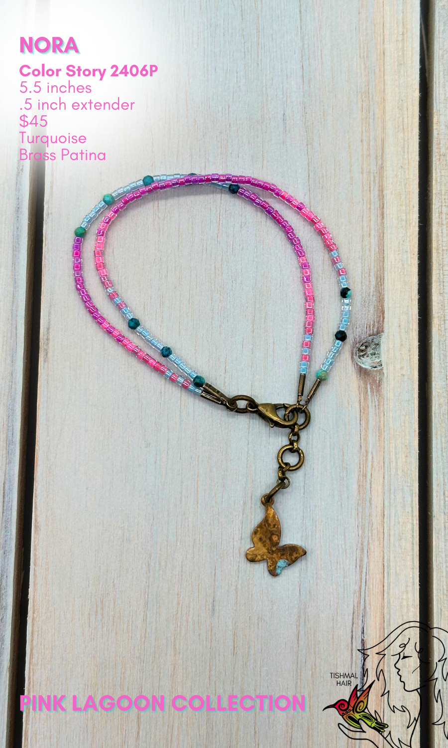 Pink Lagoon Nora Bracelet 2406P