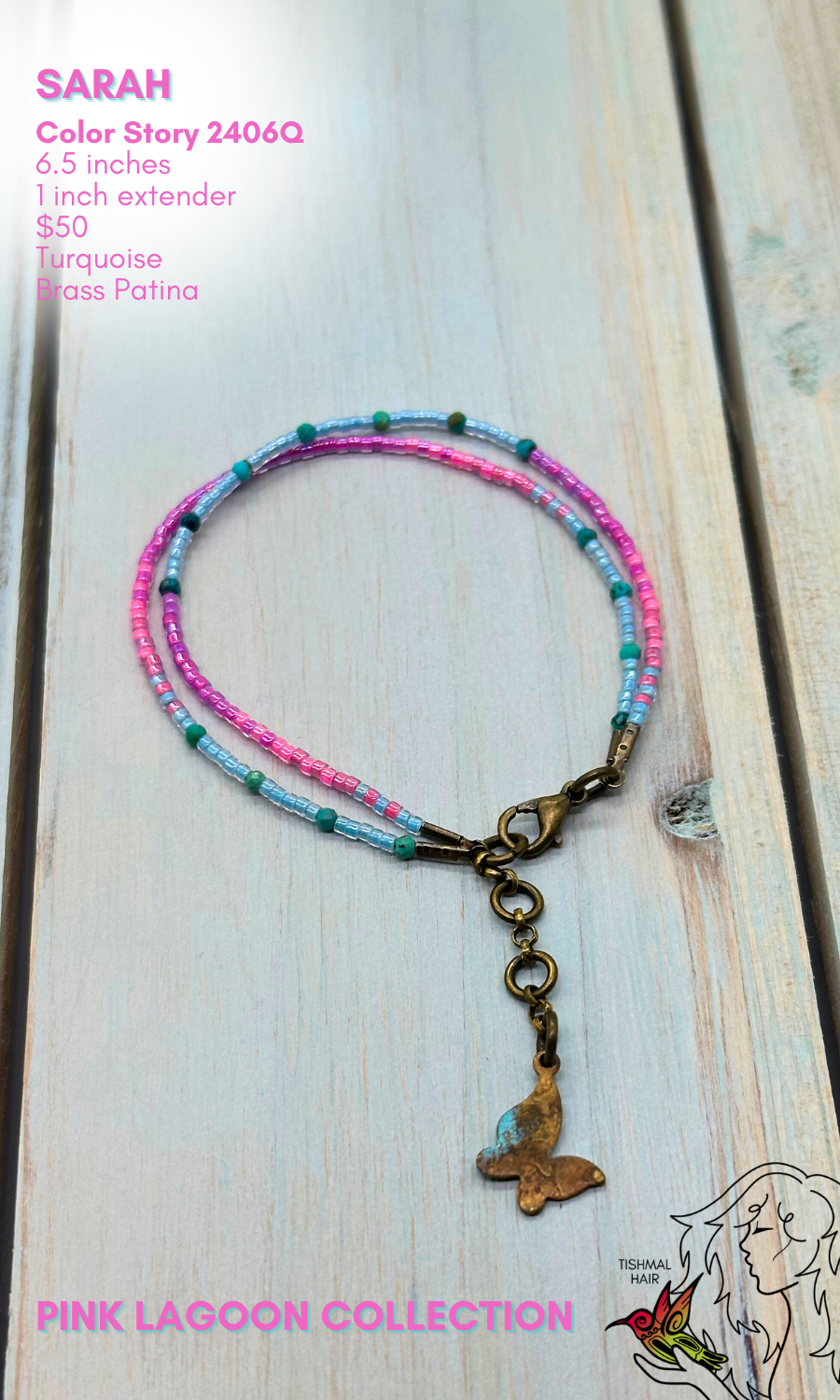 Pink Lagoon Sarah Bracelet 2406Q