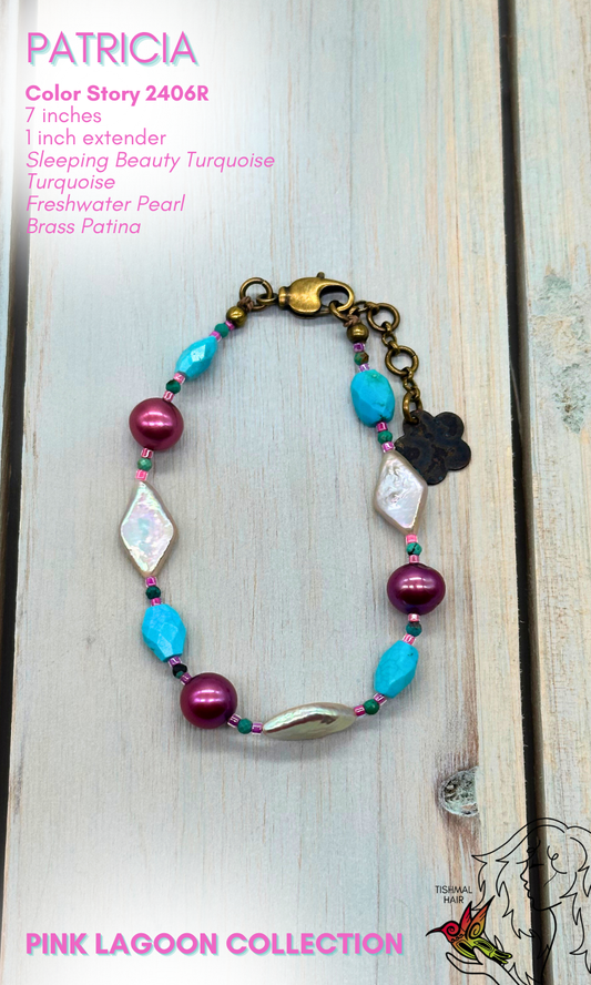 Pink Lagoon Patricia Bracelet 2406R