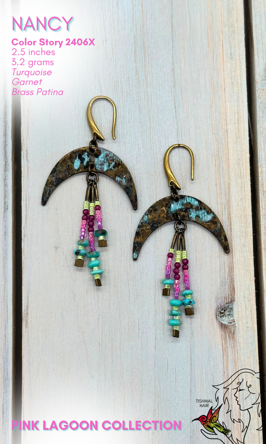 Pink Lagoon Nancy Earrings 2406X