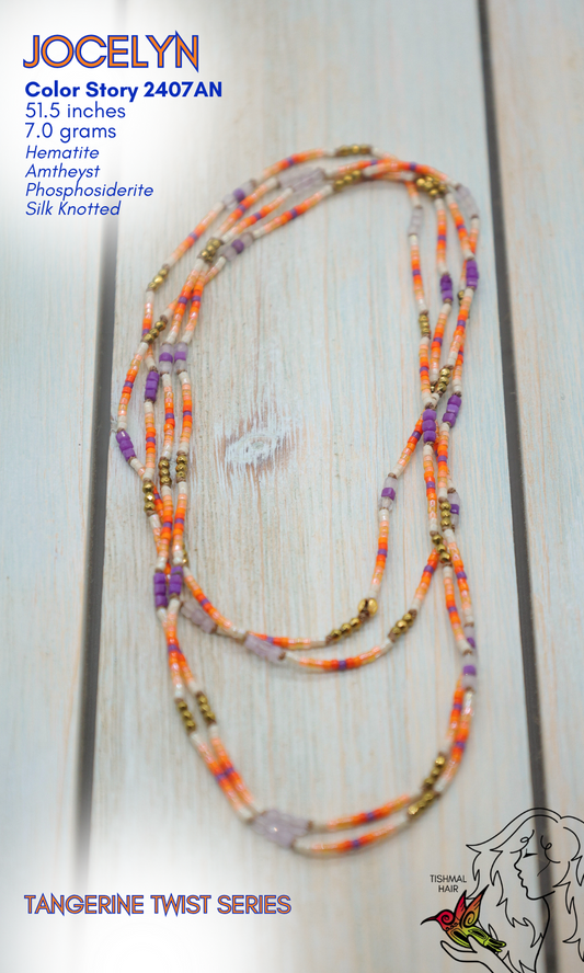 Tangerine Twist Jocelyn Necklace 2407AN
