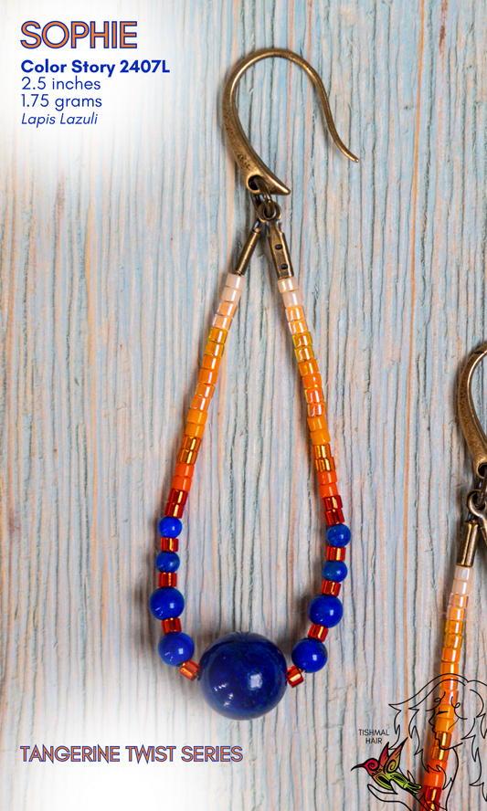 Tangerine Twist Sophie Earrings 2407L