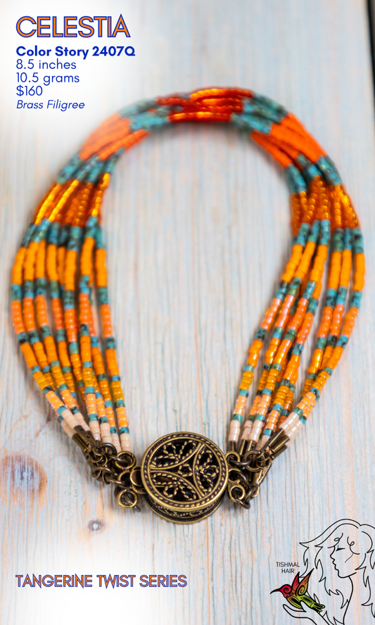 Tangerine Twist Celestia Bracelet 2407Q