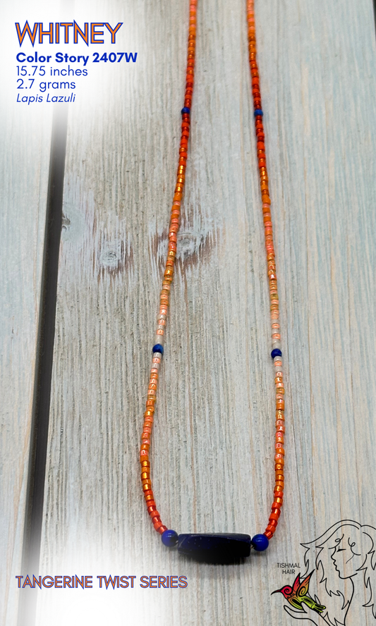 Tangerine Twist Whitney Necklace 2407W