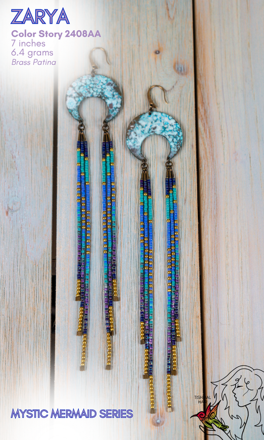 Mystic Mermaid Zarya Earrings 2408AA