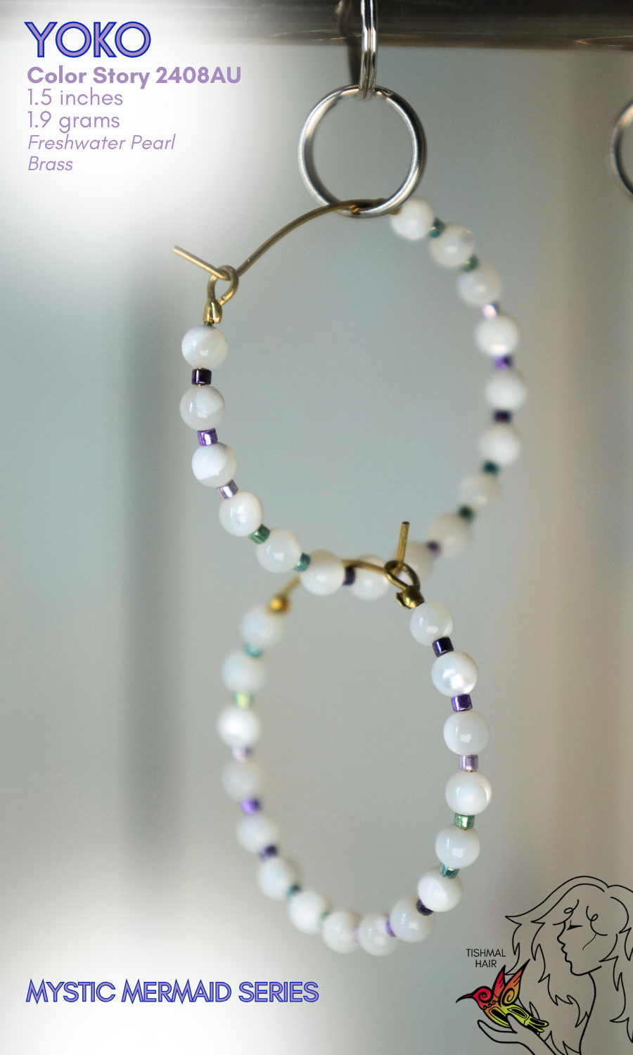 Mystic Mermaid Yoko Earrings 2408AU