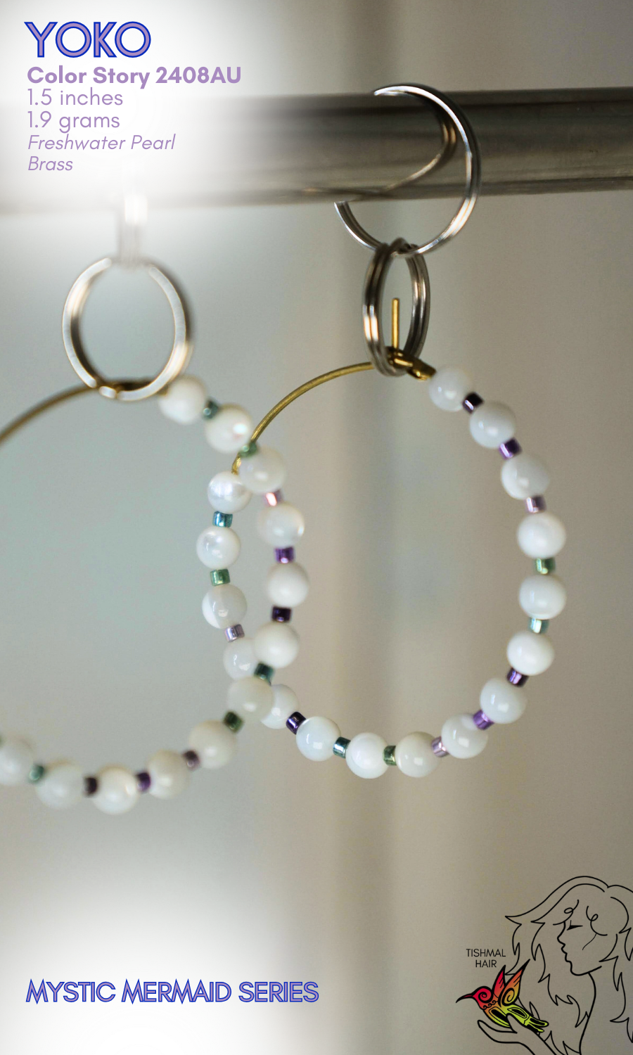 Mystic Mermaid Yoko Earrings 2408AU