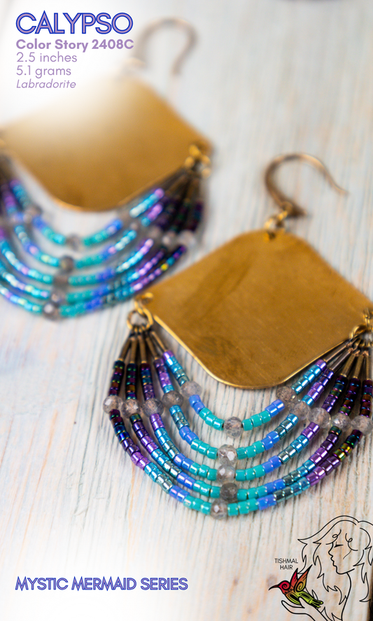 Mystic Mermaid Calypso Earrings 2408C