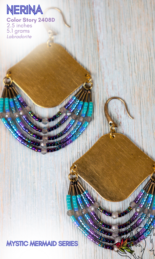Mystic Mermaid Nerina Earrings 2408D
