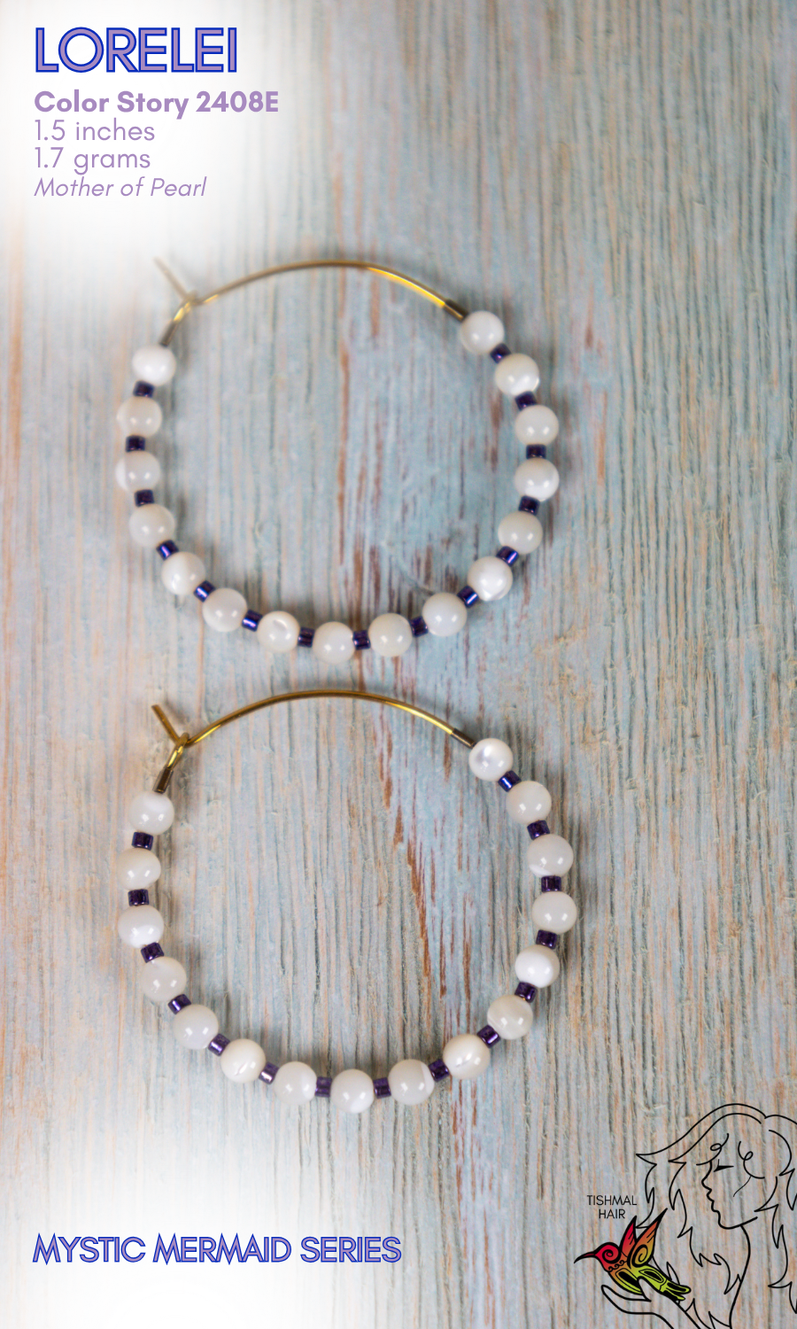 Mystic Mermaid Lorelei Earrings 2408E