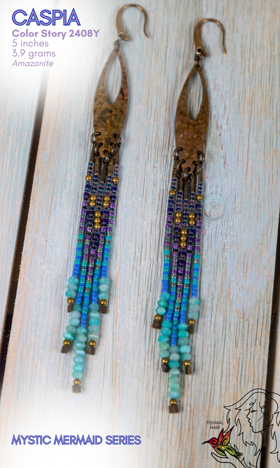 Mystic Mermaid Caspia Earrings 2408Y