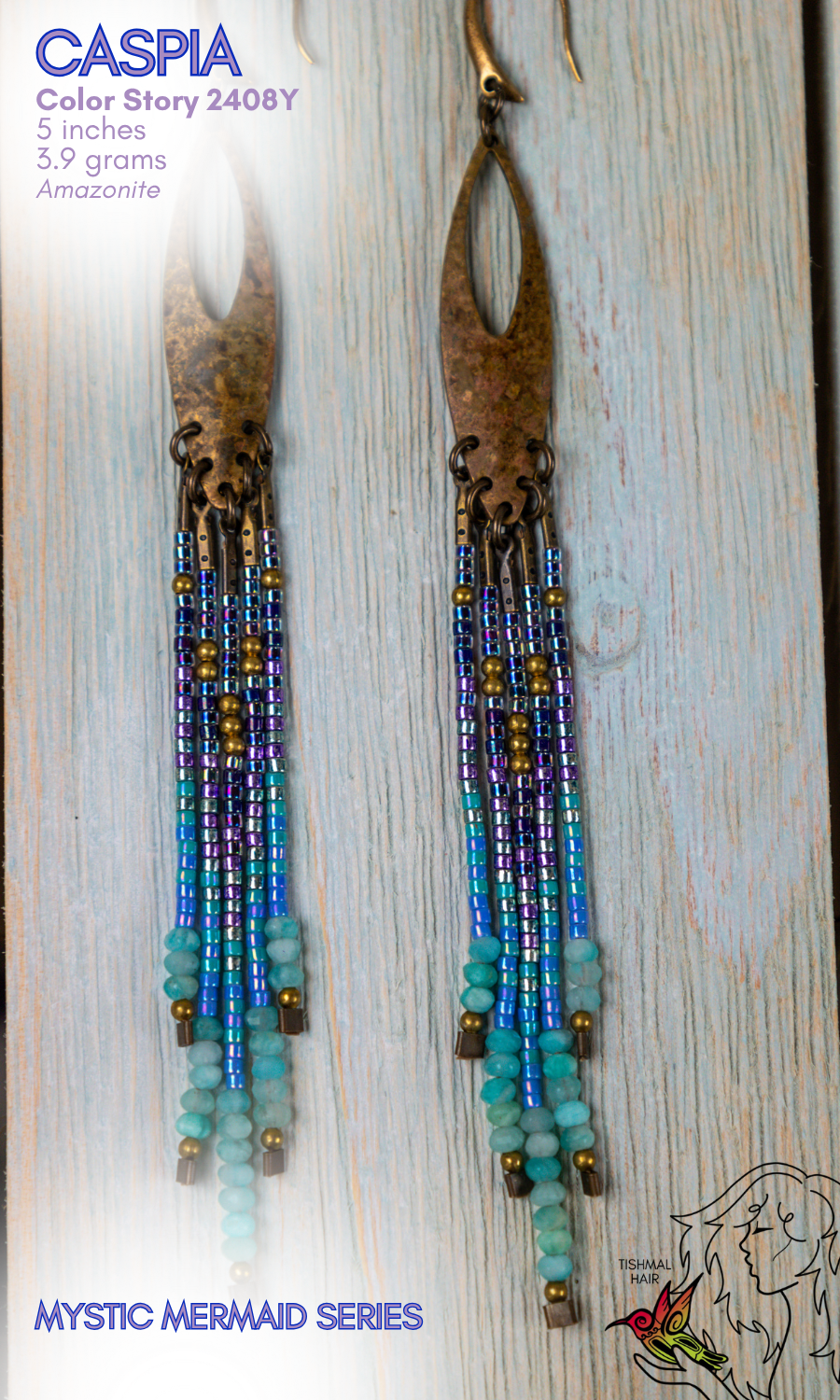 Mystic Mermaid Caspia Earrings 2408Y