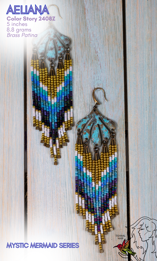 Mystic Mermaid Aeliana Earrings 2408Z