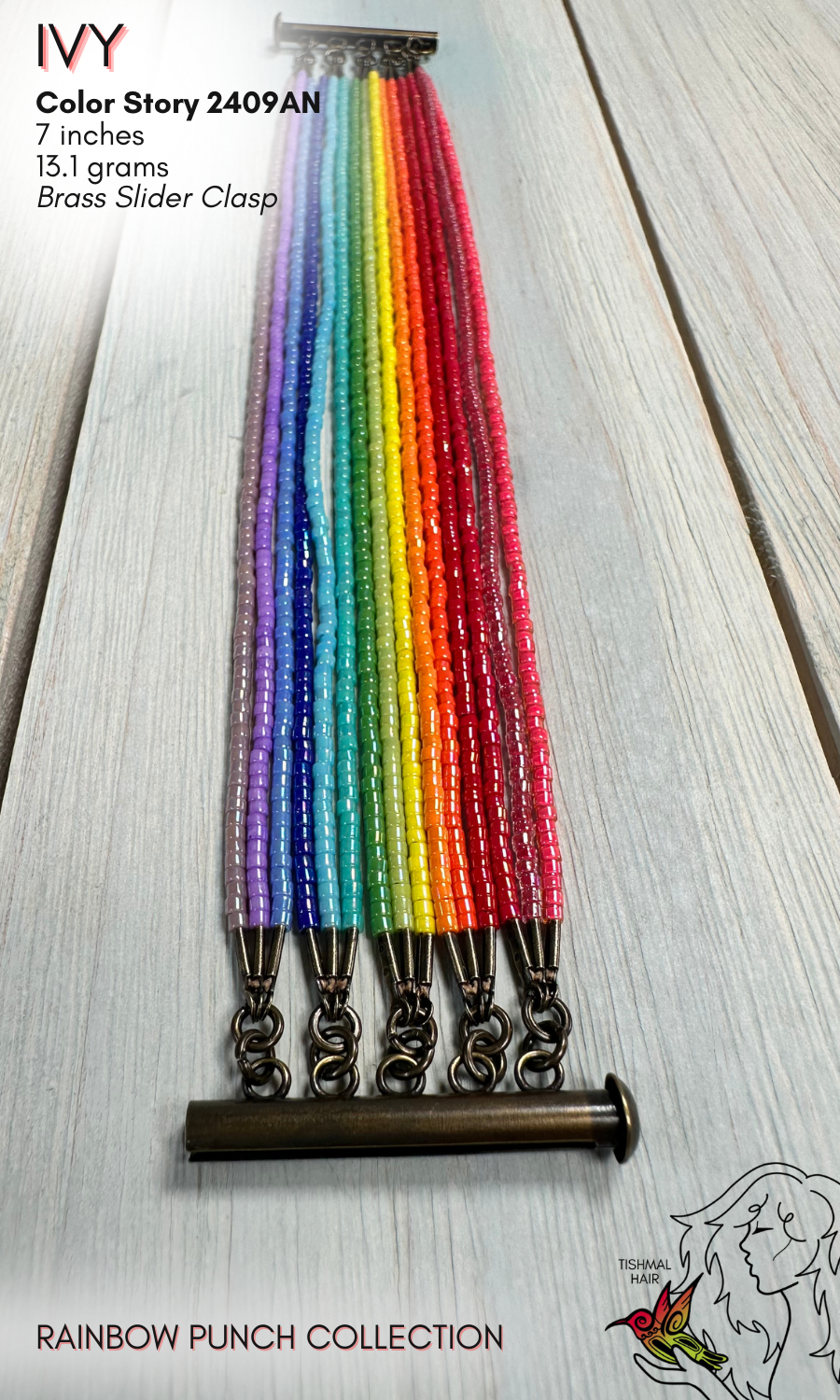 Rainbow Punch Ivy Bracelet 2409AN