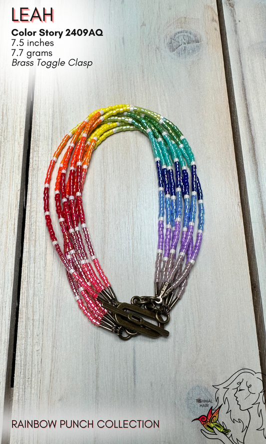 Rainbow Punch Leah Bracelet 2409AQ