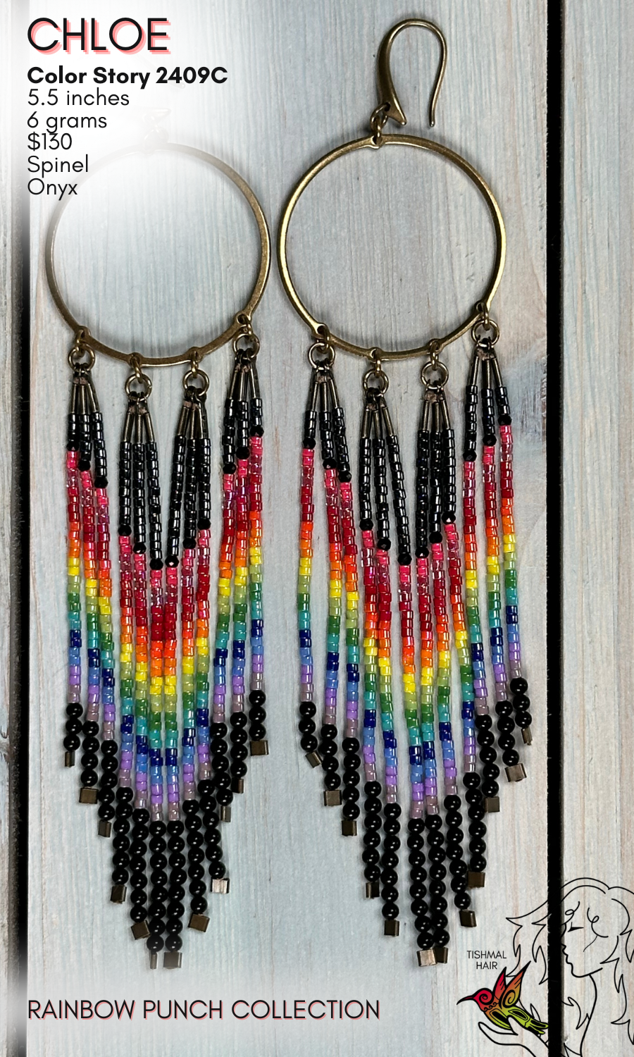 Rainbow Punch Chloe Earrings 2409C