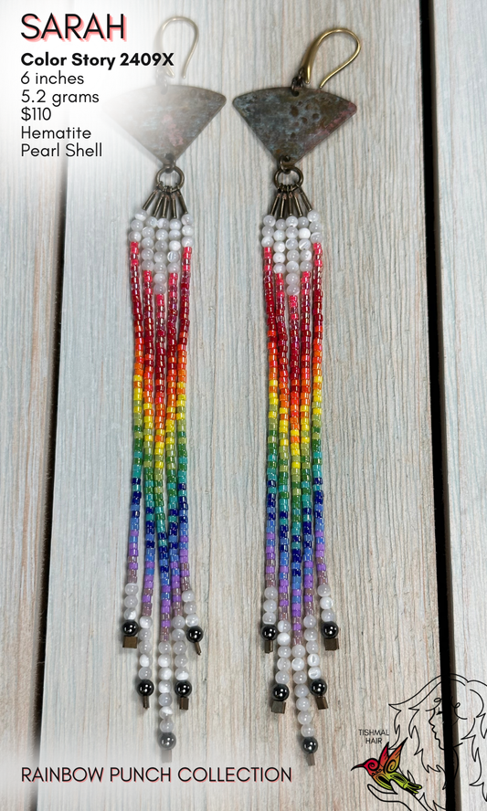 Rainbow Punch Sarah Earrings 2409X