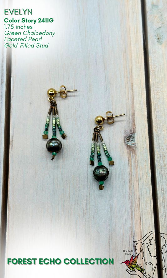 Forest Echo Evelyn Earrings 2411G