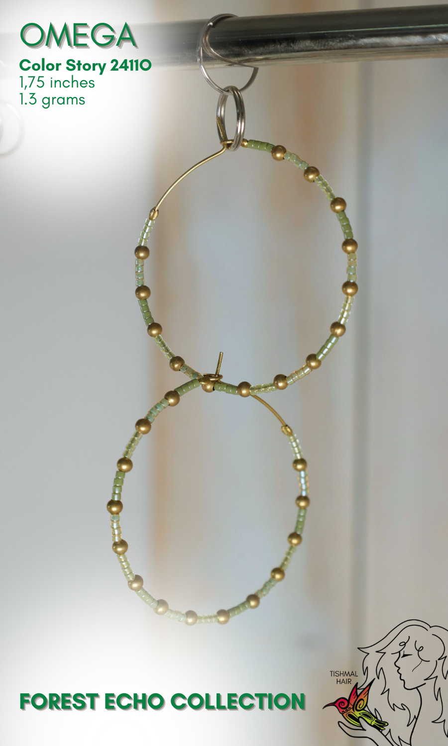 Forest Echo Omega Earrings 2411O