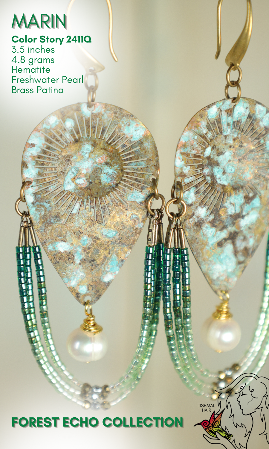 Forest Echo Marin Earrings 2411Q