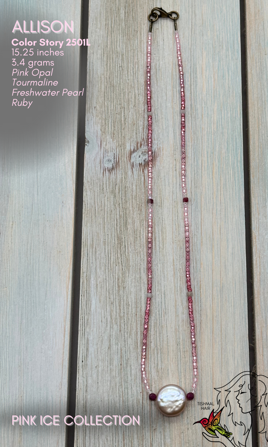 Pink Ice Allison Necklace 2501L
