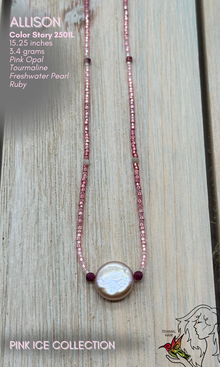 Pink Ice Allison Necklace 2501L