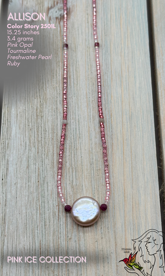 Pink Ice Allison Necklace 2501L