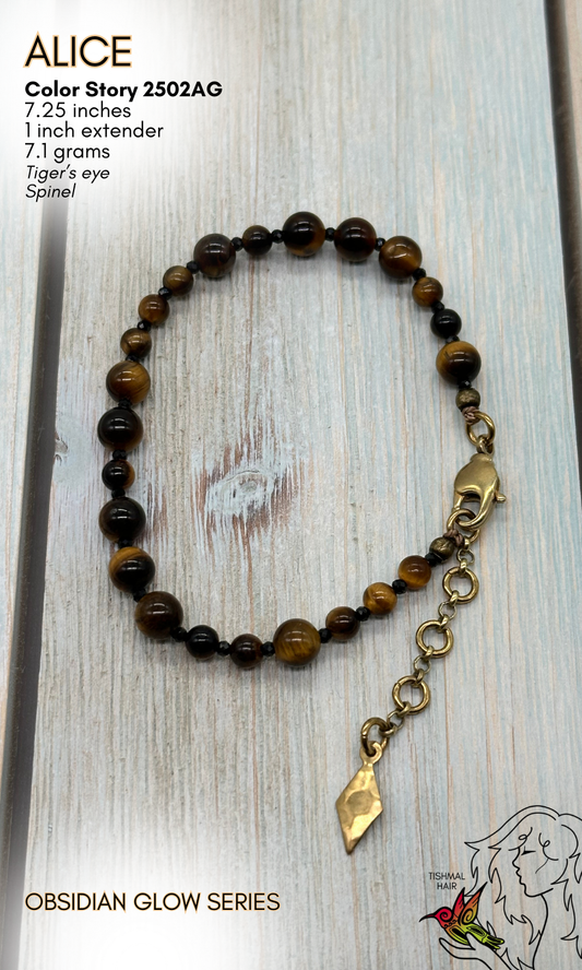 Obsidian Glow Alice Bracelet 2502AG