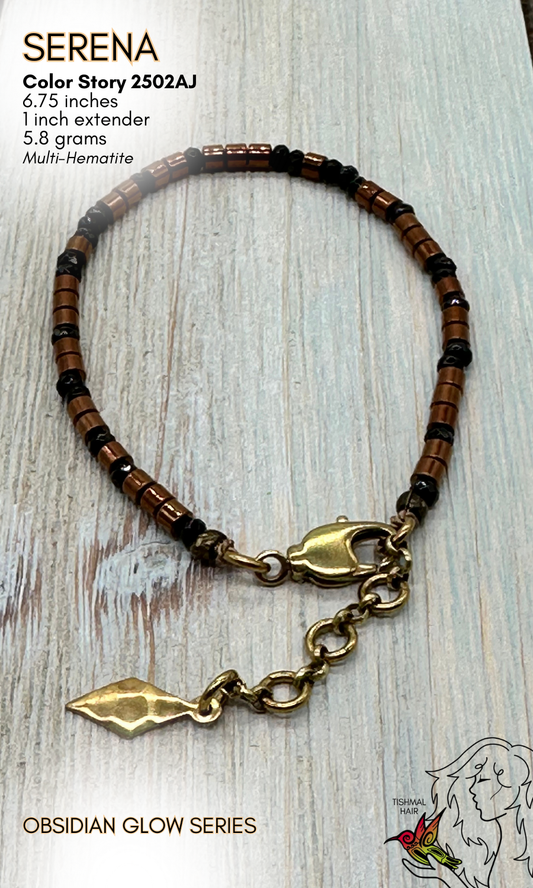 Obsidian Glow Serena Bracelet 2502AJ