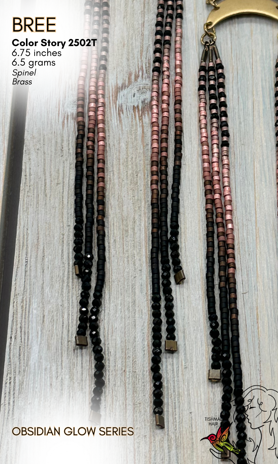 Obsidian Glow Bree Earrings 2502T