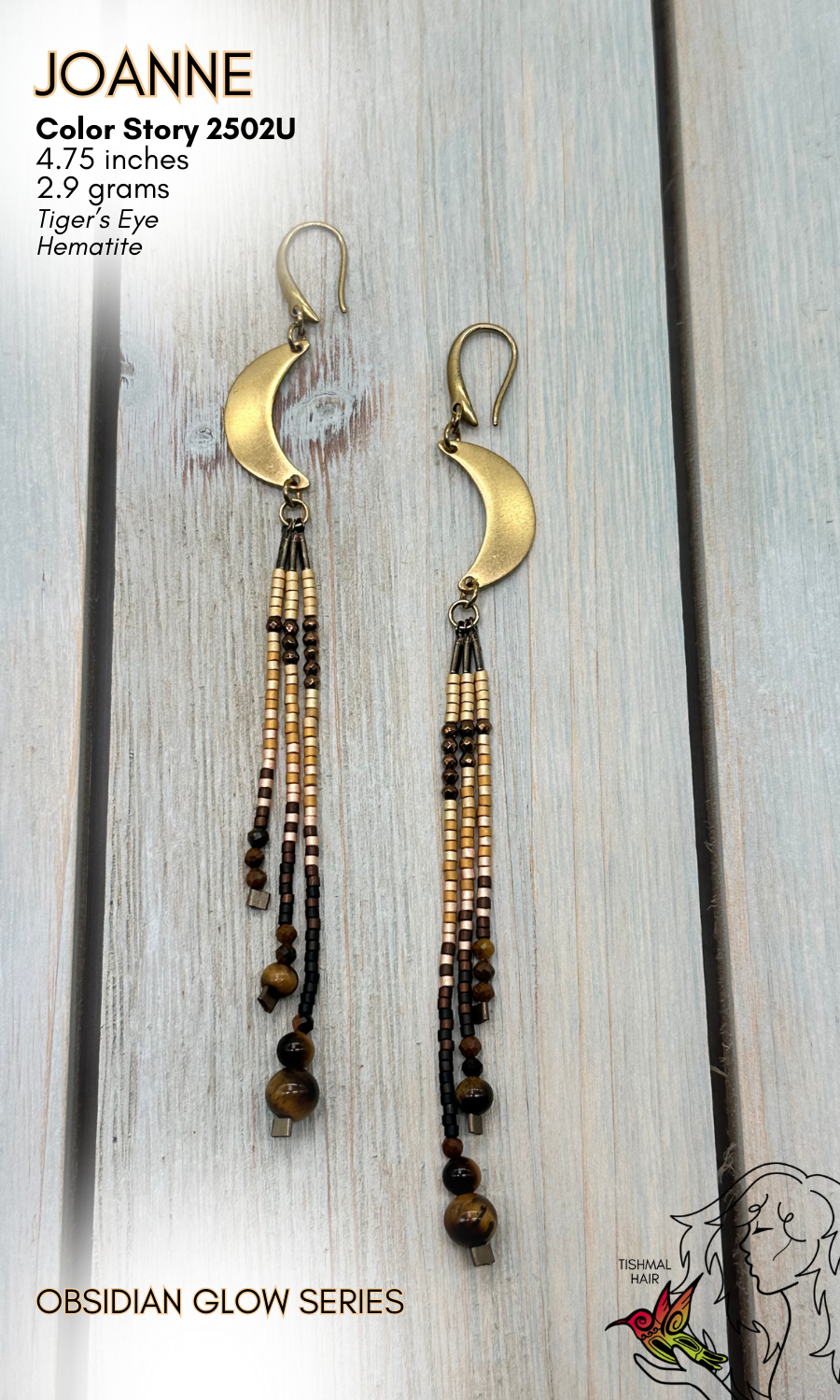 Obsidian Glow Joanne Earrings 2502U