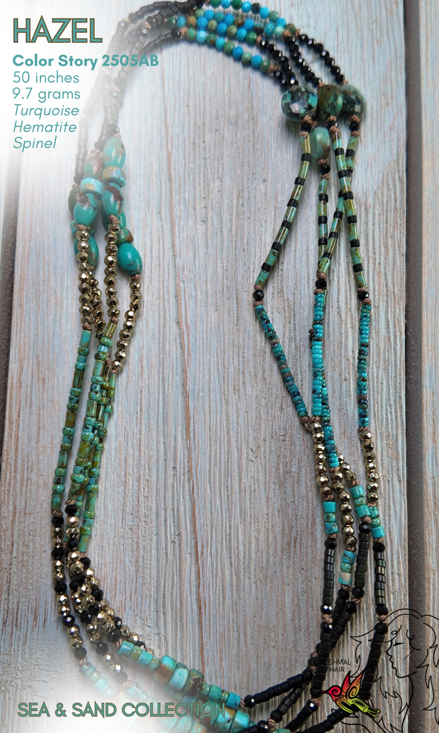 Sea and Sand Hazel Necklace 2505AB
