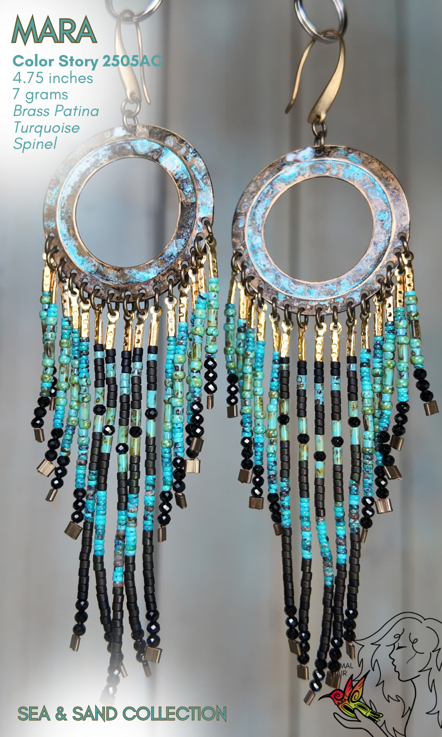 Sea and Sand Mara Earrings 2505AC