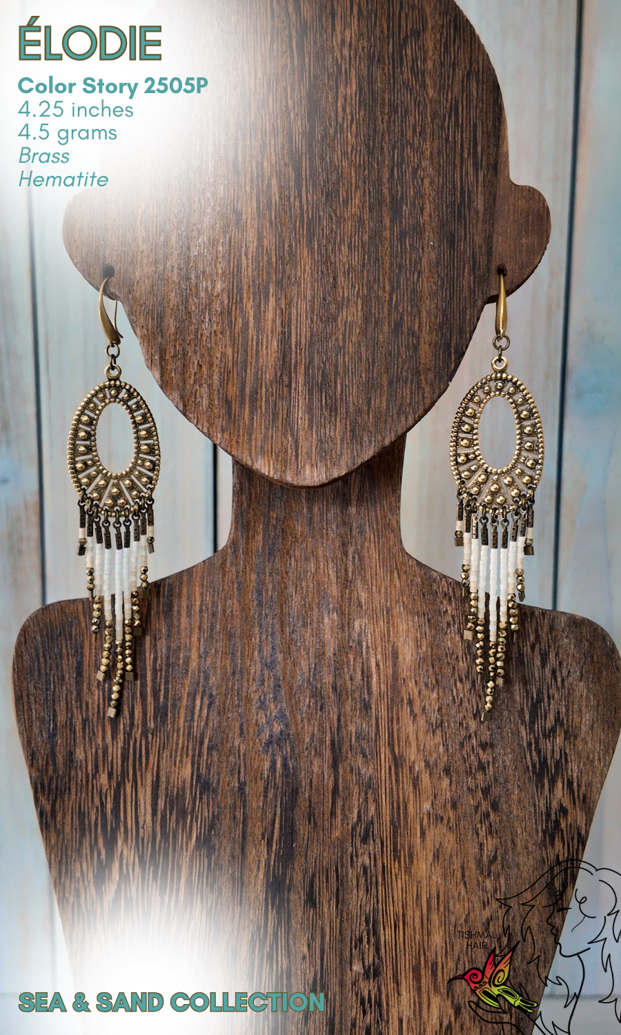 Sea and Sand Élodie Earrings 2505P