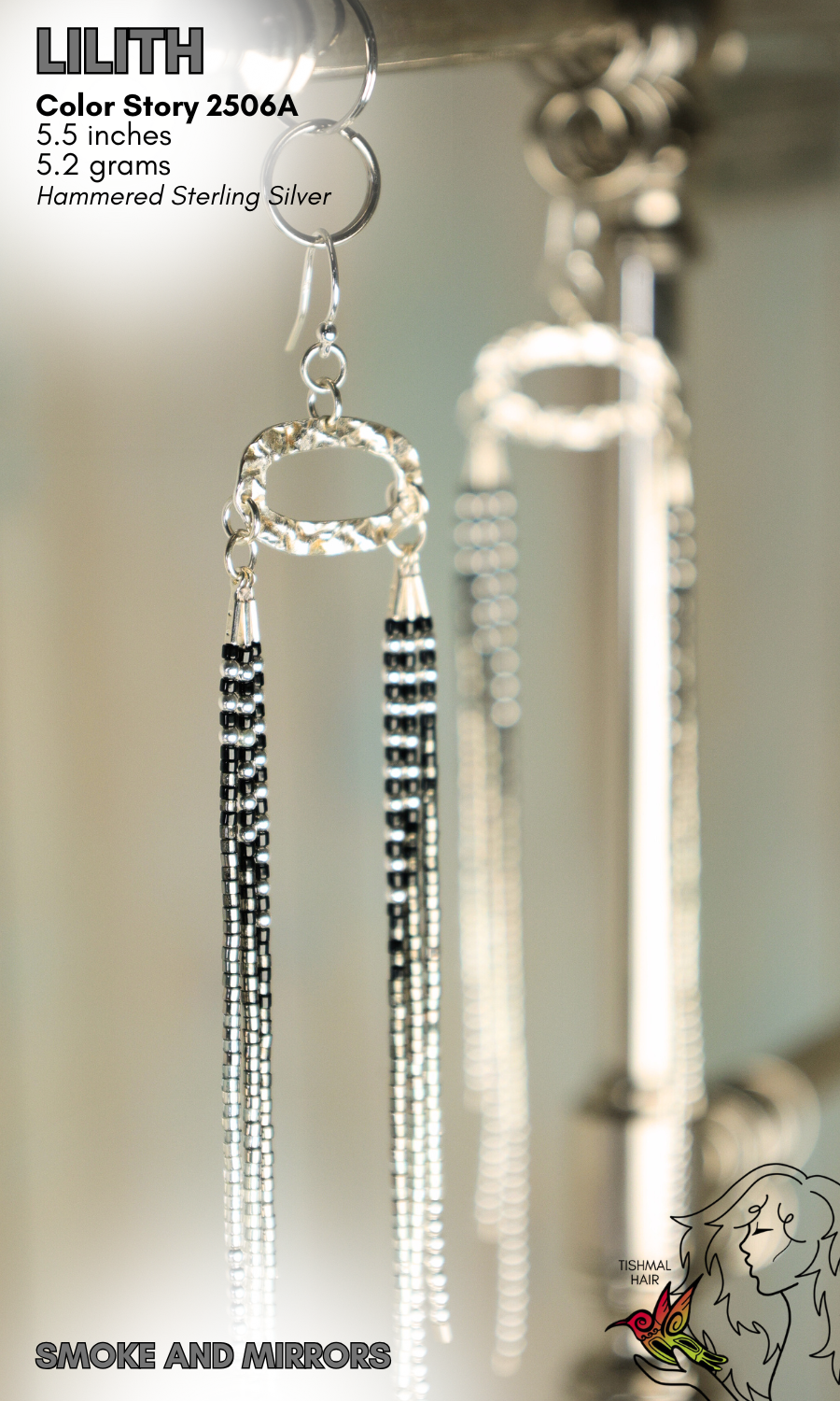 Smoke and Mirrors Lilith Earrings 2506A