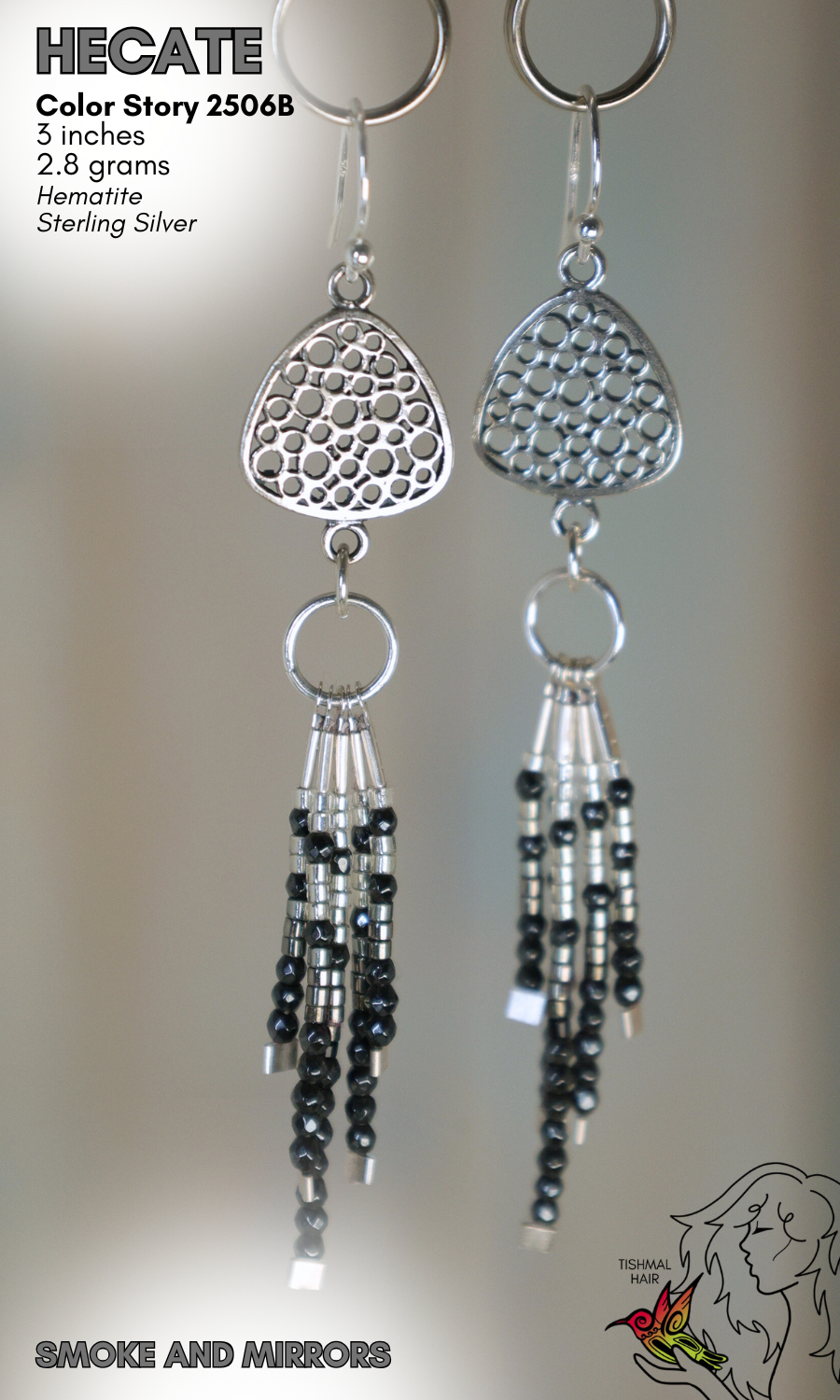 Smoke and Mirrors Hecate Earrings 2506B