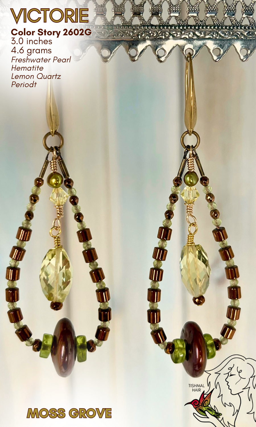 Moss Grove Victorie Earrings 2602G